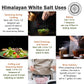 Pride of India- Himalayan White Salt Coarse Grind 1 lbs (453.59 gm)- Rarest & Enriched W/84+ Natural Minerals- Low Sodium- Miner