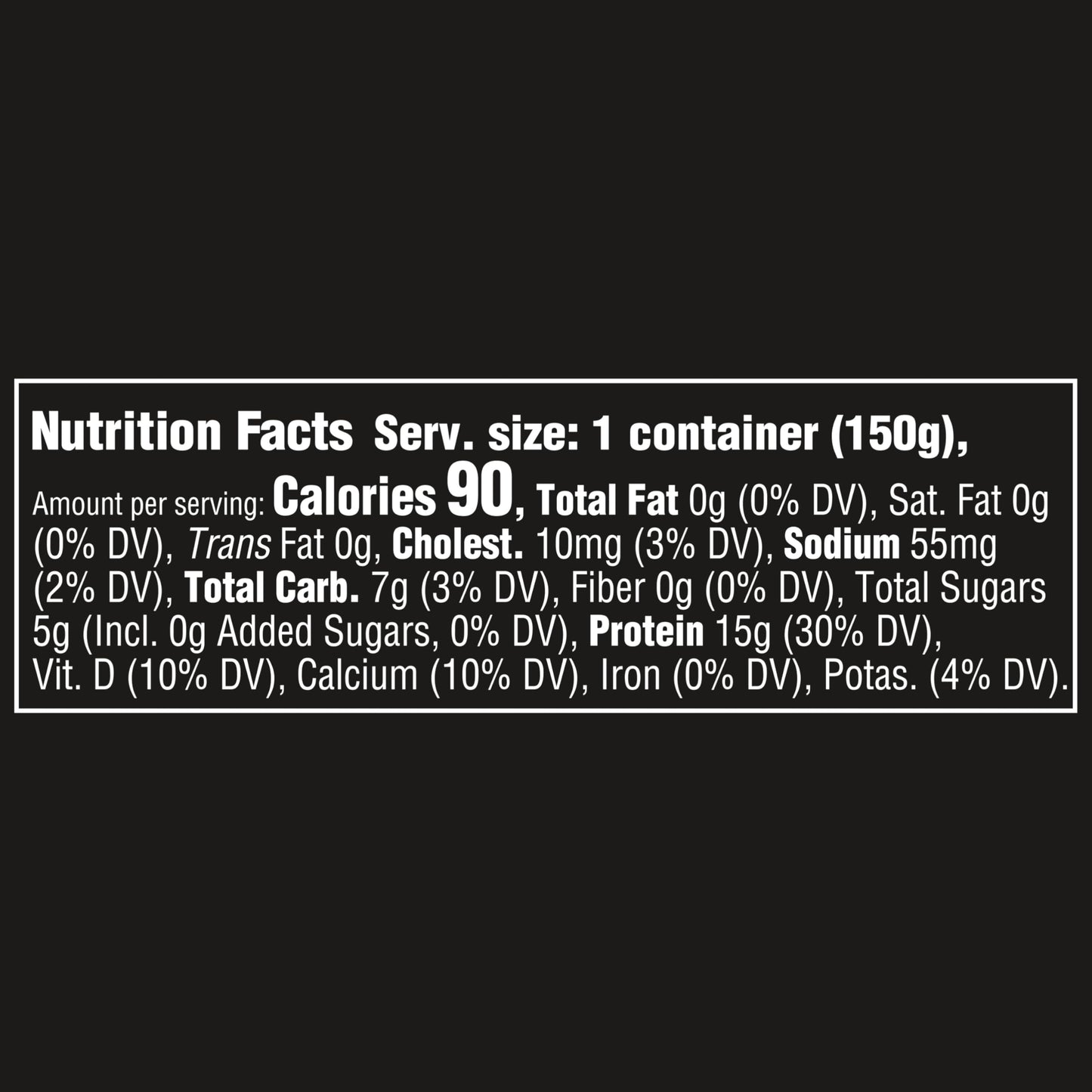 Oikos Triple Zero Banana Creme Nonfat Greek Yogurt, 0% Fat, 0g Added Sugar and 0 Artificial Sweeteners, Just Delicious High Prot