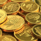 The Dreidel Company Hanukkah Chocolate Gelt, Milk Chocolate Coins - Made In Israel, Kosher Certified Cholov Yisroel Chanukah Coi