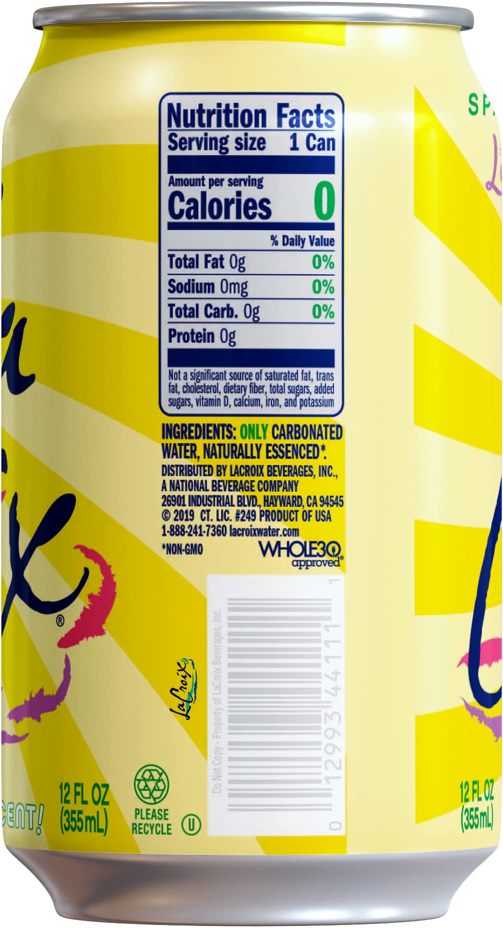 LaCroix Sparkling Water, LimonCello, 12 Fl Oz (pack of 12)