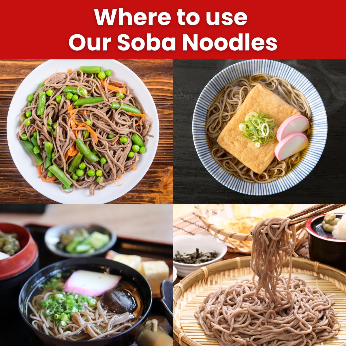 Unha s Japanese Soba Noodles, Air Dried Buckwheat Noodle, 3 Simply Ingredients, 3-Pound (Pack of 1) for Cold or Hot Soup Produc