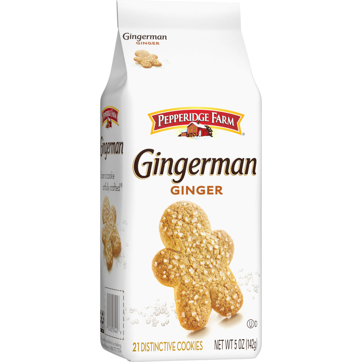 Pepperidge Farm Gingerman Cookies, 21 Ginger Cookies, 5 oz. Bag