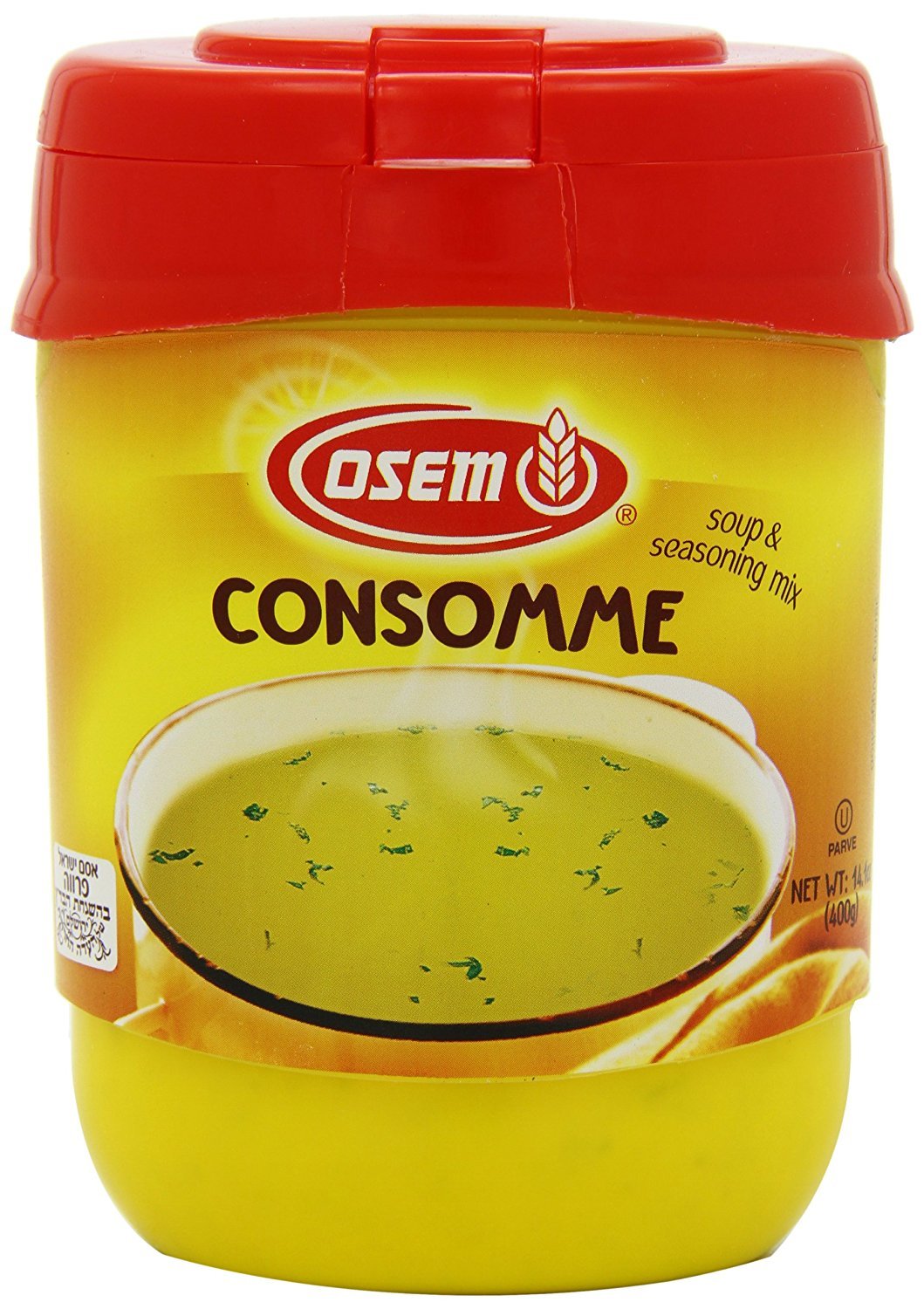 Osem Soup and Seasoning Mix, Consomme, Chicken (Pack of 12)