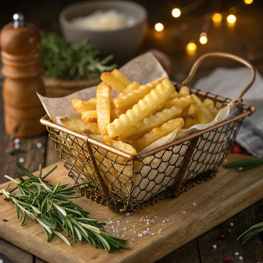Strong Roots Crispy Crinkle Fries, 20 oz., Vegan & Gluten Free Frozen Fries, Low in Sugar, Salt & Saturated Fat, No Trans Fat