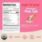 Top Fox Snacks Sunflower Seeds to Eat (Himalayan Pink Salt, 5.5 oz - 6 Pack) - Gluten Free Snacks, Protein Snacks, Keto Friendly