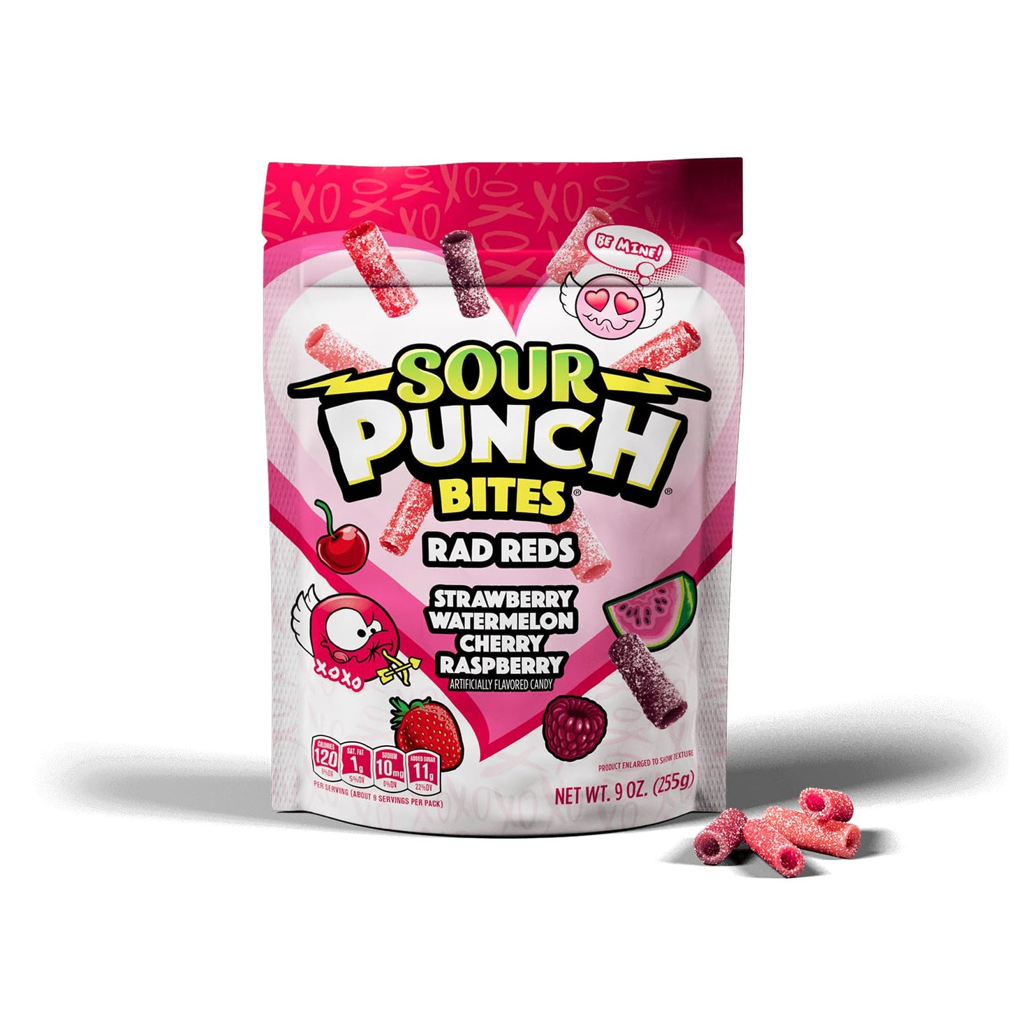 Sour Punch Rad Reds Valentines Bites 6/9Oz Sub