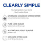 Clearly Canadian Wild Cherry Sparkling Spring Water Beverage, Natural & Carbonated, Flavored Seltzer Water, 1 Case (24 Cans X 12
