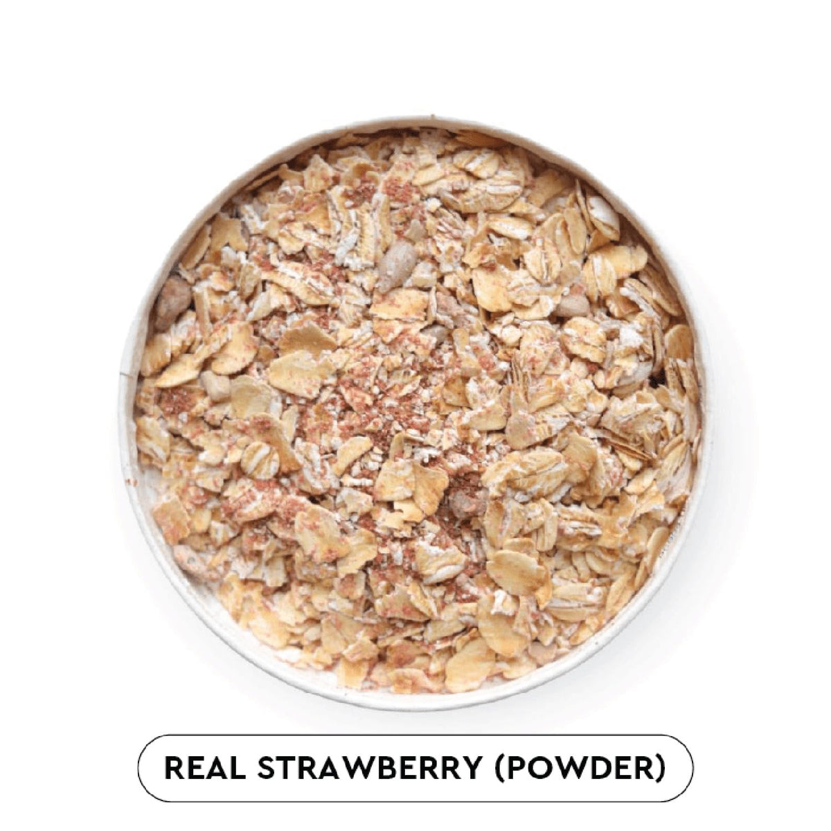 Mylk Labs Strawberry Vanilla Gluten Free Oatmeal Cups - Low Sugar Breakfast, High Fiber Thin Rolled Oats, High Protein Instant O