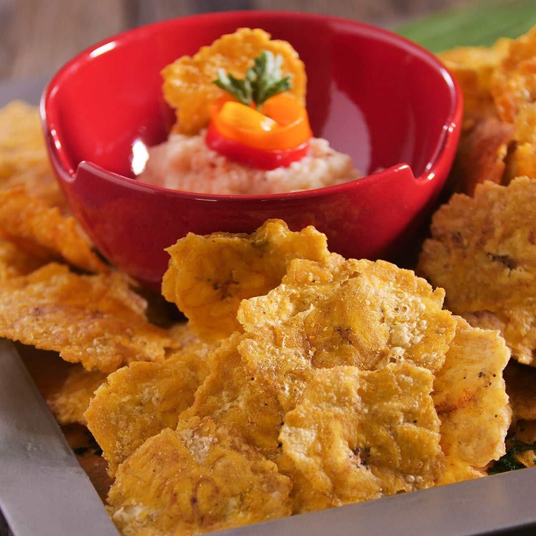 Prime  t Tostones Green Plantain Chips, Habanero Flavor, 3.53 Oz (Pack of 8), Crunchy Snacks