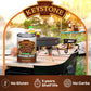 Keystone Meats All Natural Heat and Serve Ground Beef 14 oz - Fully Cooked Canned Meat - Ready to Eat - 5-Year Shelf Life - Pant