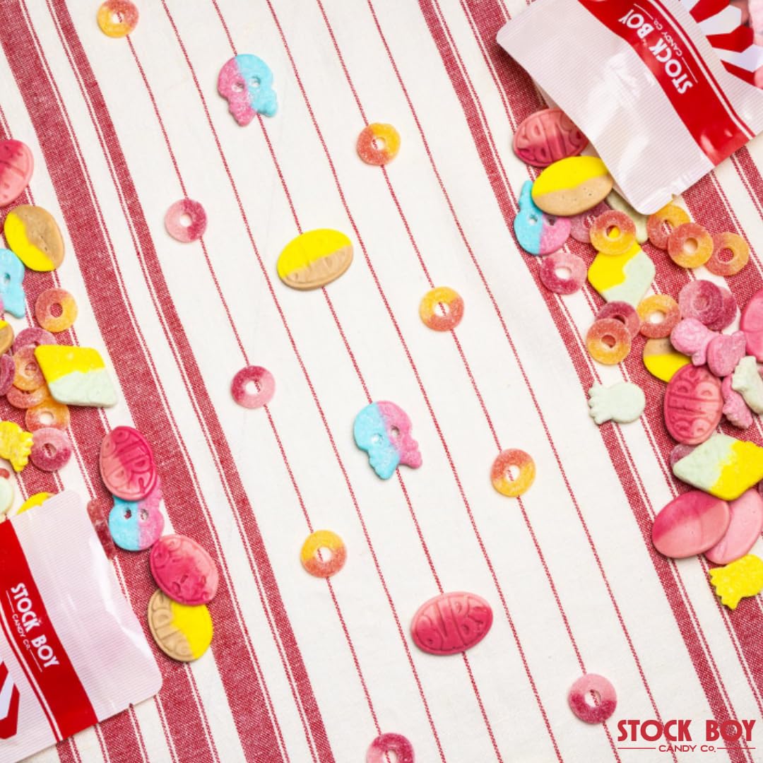Bubs Swedish Godis Candy  1/2 Pound Mix  Sweet and Sour  Swedish  Vegan  Stock Boy Candy Co.  Imported Fresh from Sweden