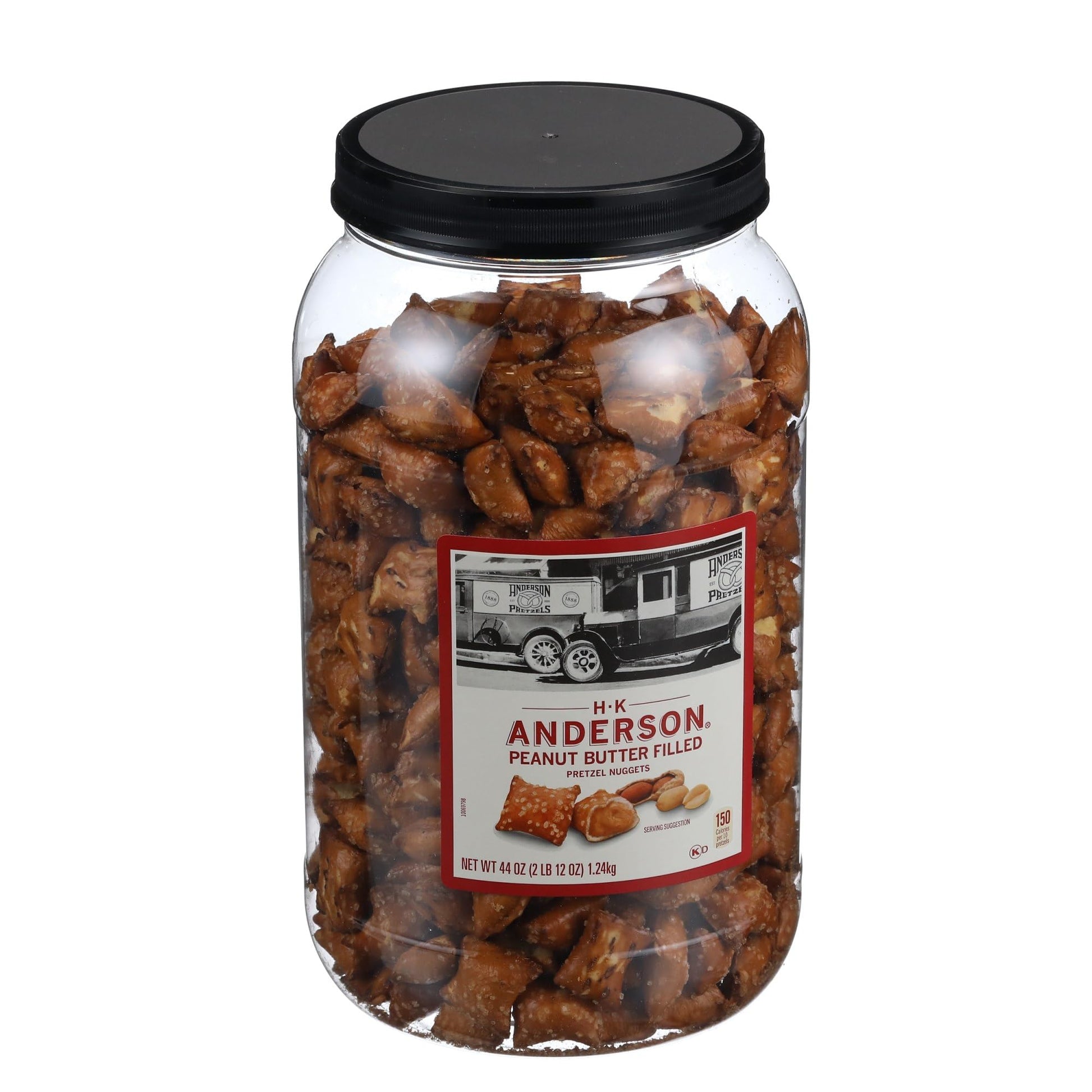 Pretzel Assortment, Peanut Butter, 44oz, Canister, Par# OFX375