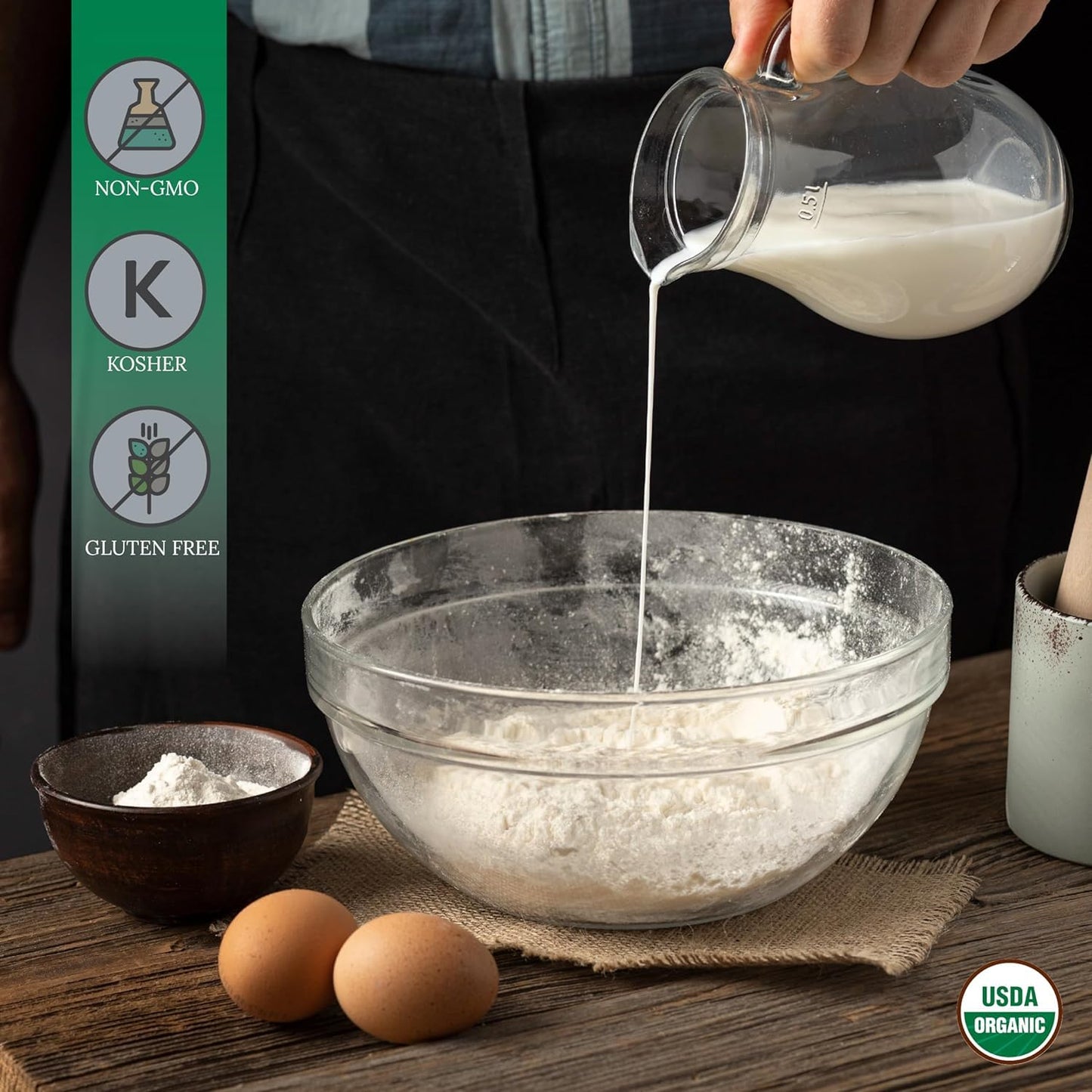 Z Natural Foods Whole Milk Powder - Non-GMO, Gluten-Free, 32 oz, White
