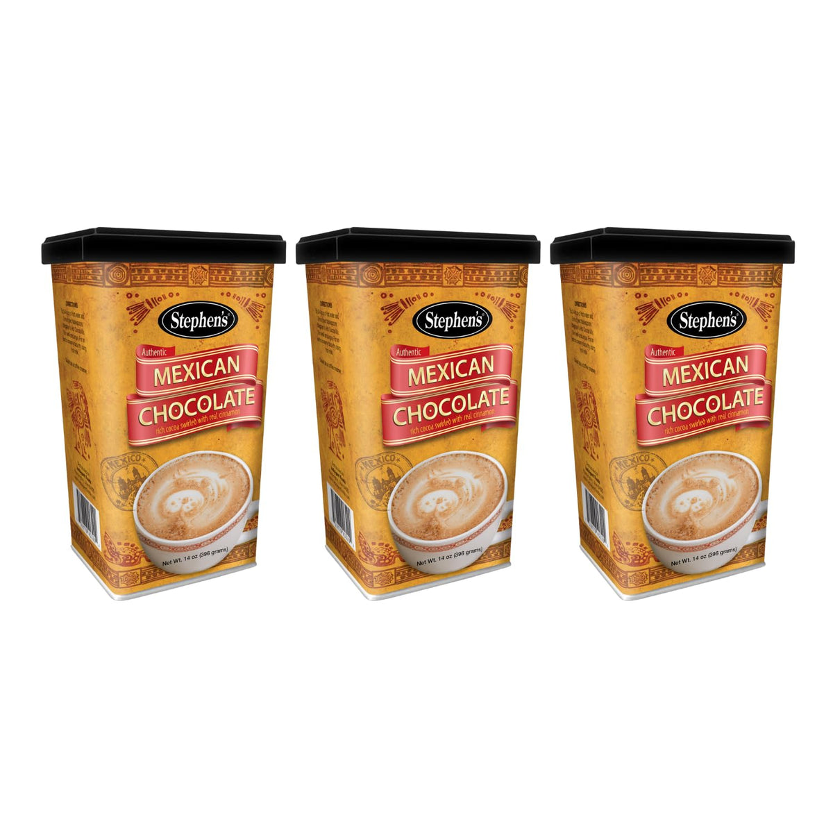 Stephen'S Gourmet Hot Cocoa, Mexican Chocolate, 14 Oz (Pack Of 3)