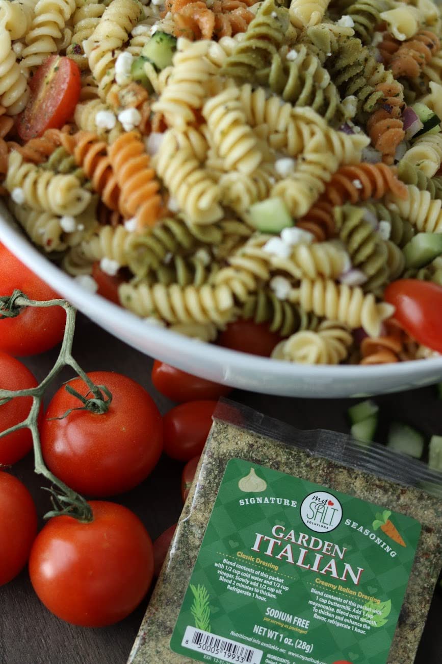 My Salt Garden Italian Restaurant Style Salad Dressing Mix, Sodium Free, 5 Pack, 1 Ounce Each
