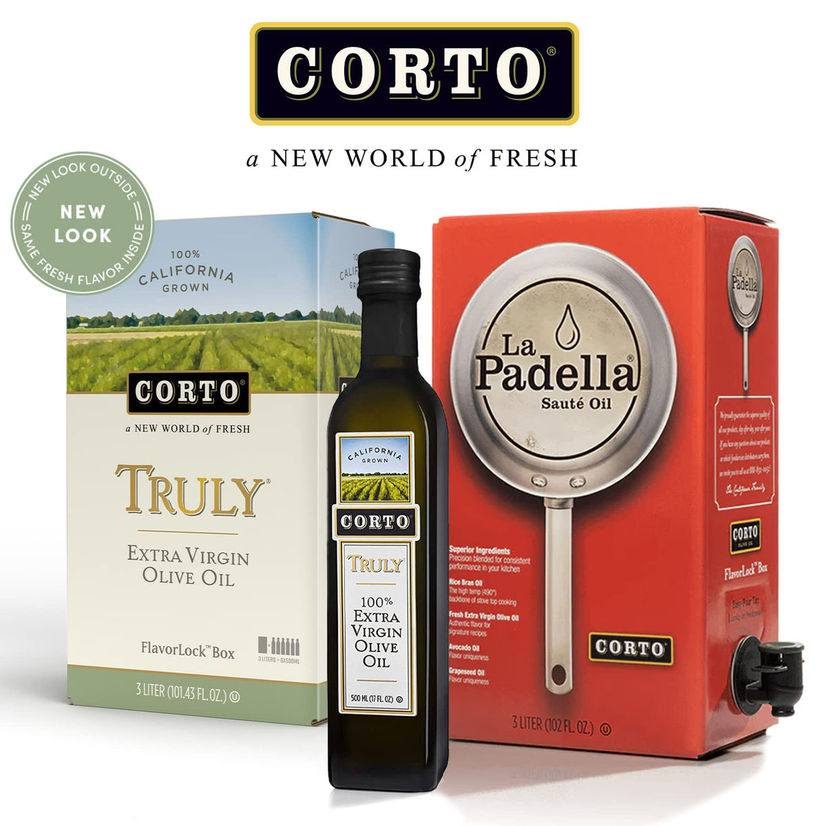 Corto TRULY | 100% Extra Virgin Olive Oil | Floral Notes | Cold Extracted in State-of-the-Art Mill | Straight from Official Cort