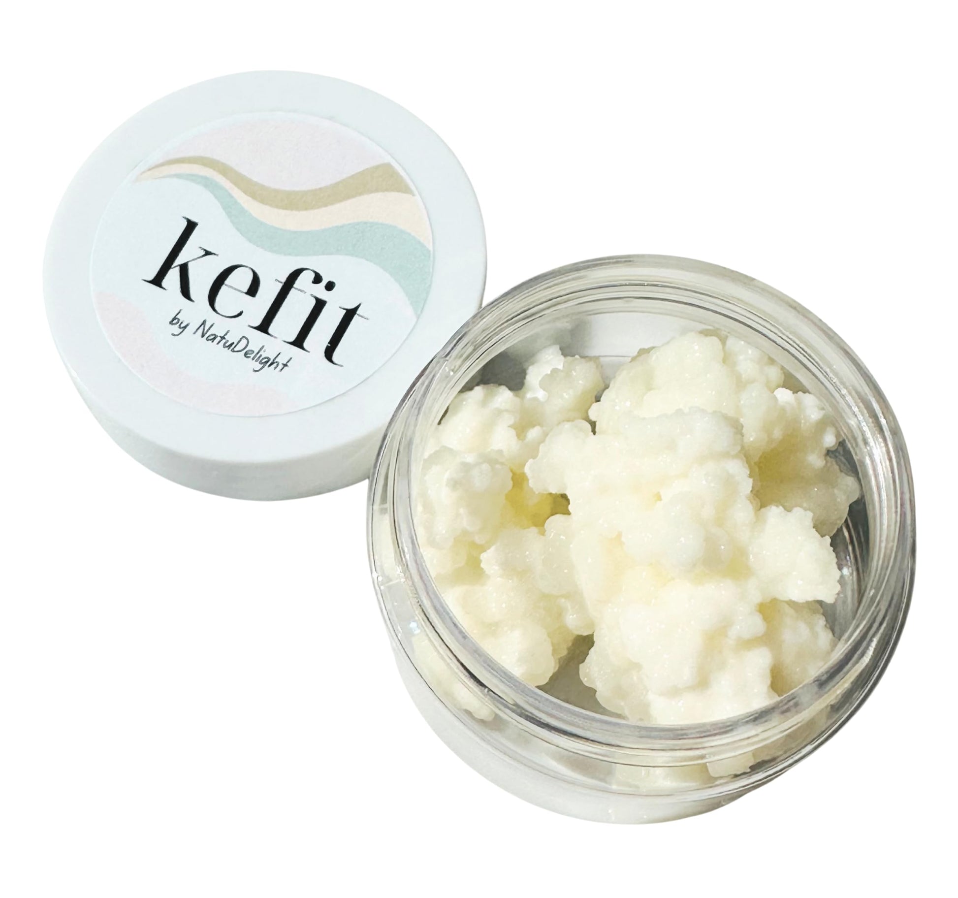 NatuDelight Kefir Grains - 1 TBSP FreshMilk Kefir Starter Cultures for Homemade Kefir Milk