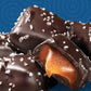 Sanders Dark Chocolate Sea Salt Caramels (32 Oz Tub) – Handcrafted Small Batch Slow Cooked Caramel, Sea Salt Dark Chocolate With Rich Indulgent Flavor, Sweet & Salty