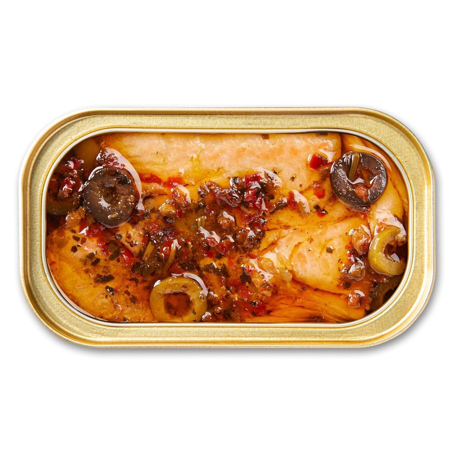King Oscar Premium Salmon In Olive Oil, Mediterranean Style, 4.05-Ounce Cans (Pack Of 12, Packaging May Vary), Skinless & Bonele