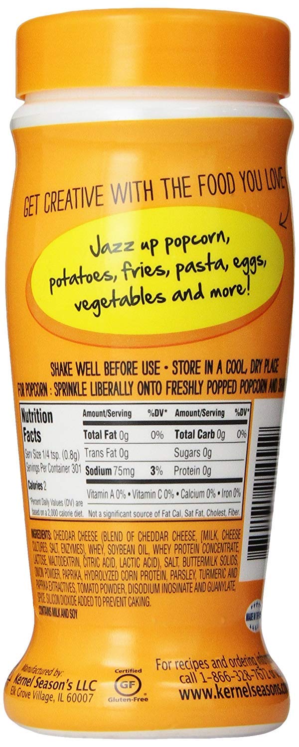 Kernel Season'S Popcorn Seasoning, Nacho Cheddar 2.85 Ounce - Pack Of 3