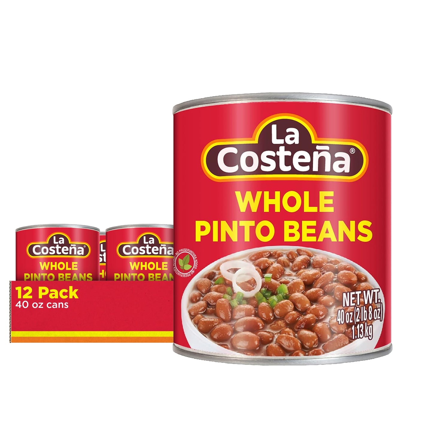 La Costea Whole Pinto Beans 40 oz s (12-Pack)