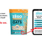 ZEGO Gluten Free Organic Raw Rolled Oats - Double Protein Oatmeal, 14 oz, Cooking Required