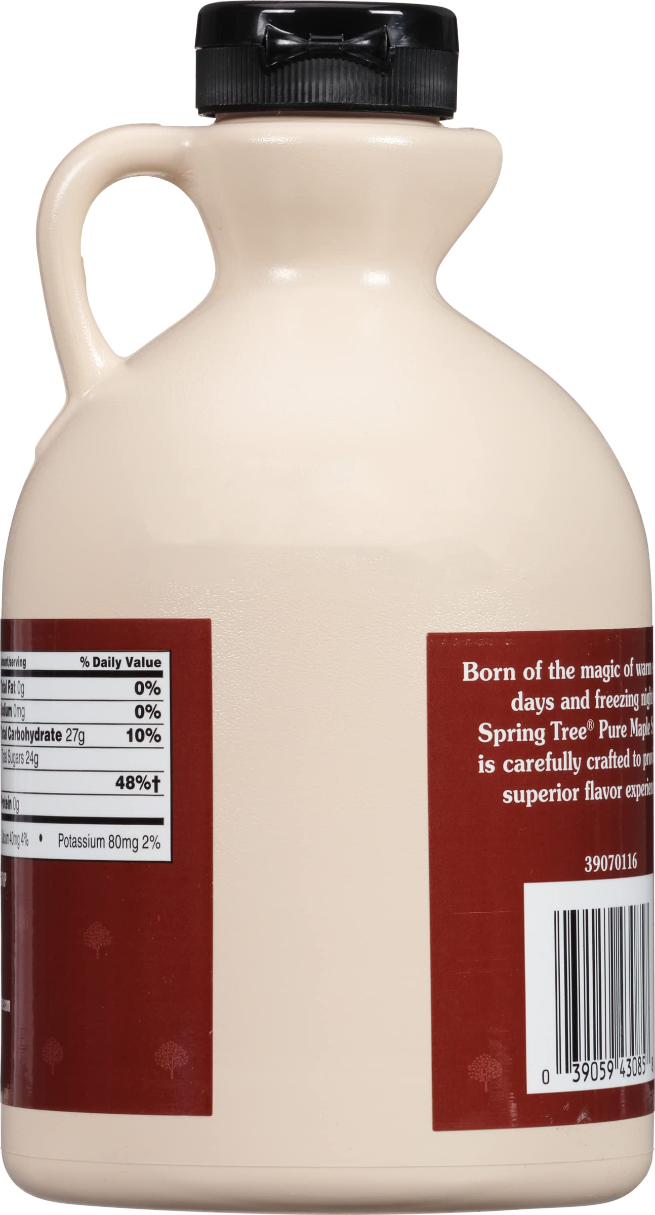 Spring Tree Pure Maple Syrup, Grade A Amber, 32 Fl Oz, 100% Natural