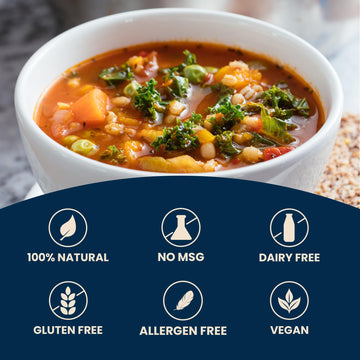 Massel Vegetable Bouillon Powder, Gluten Free, Low Fodmap, Fat Free, Dairy Free, 5.88 Ounce Can