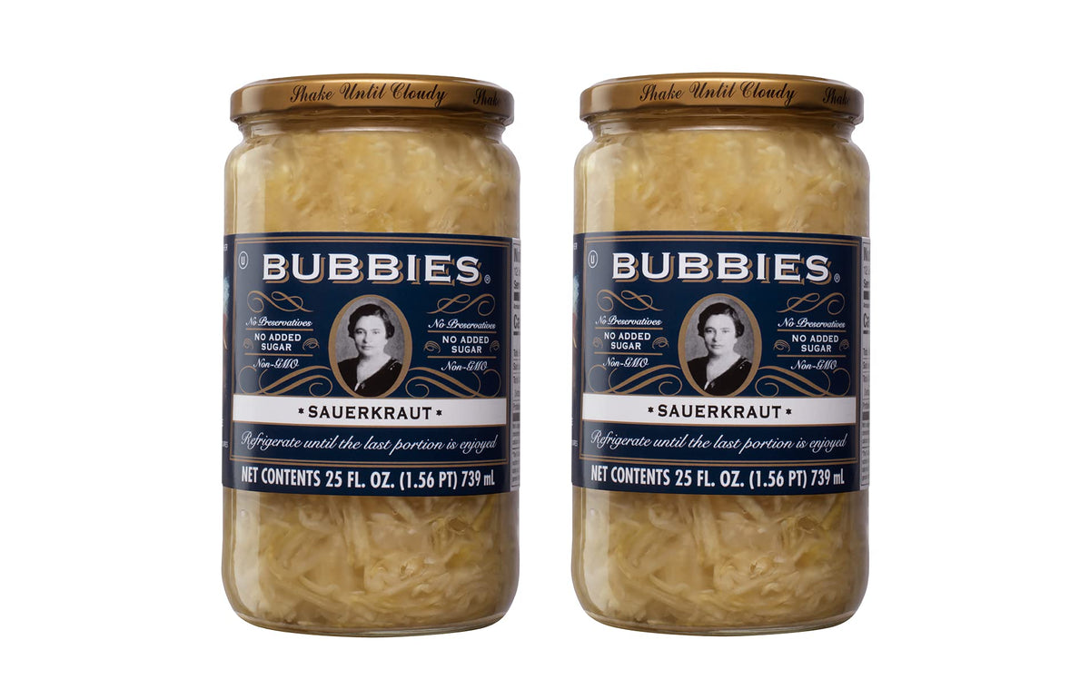 Bubbies Sauerkraut 25 Fl Oz (Pack of 2)