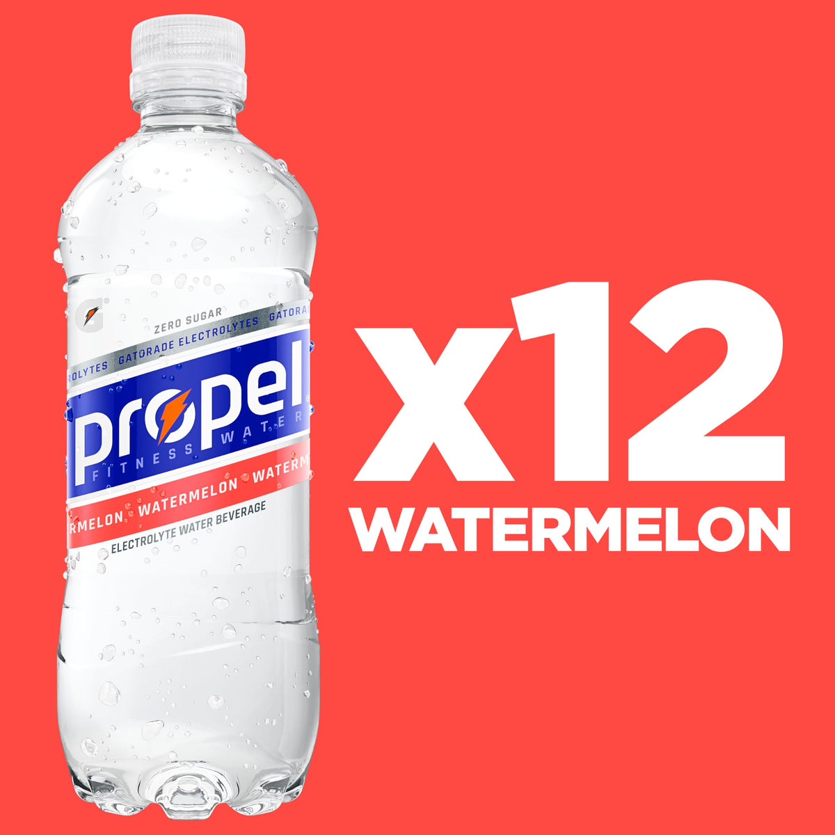 Propel Electrolyte Enhanced Water Sports Drink, Watermelon Flavored Water, Zero Calorie & Zero Sugar Hydration with Electrolytes