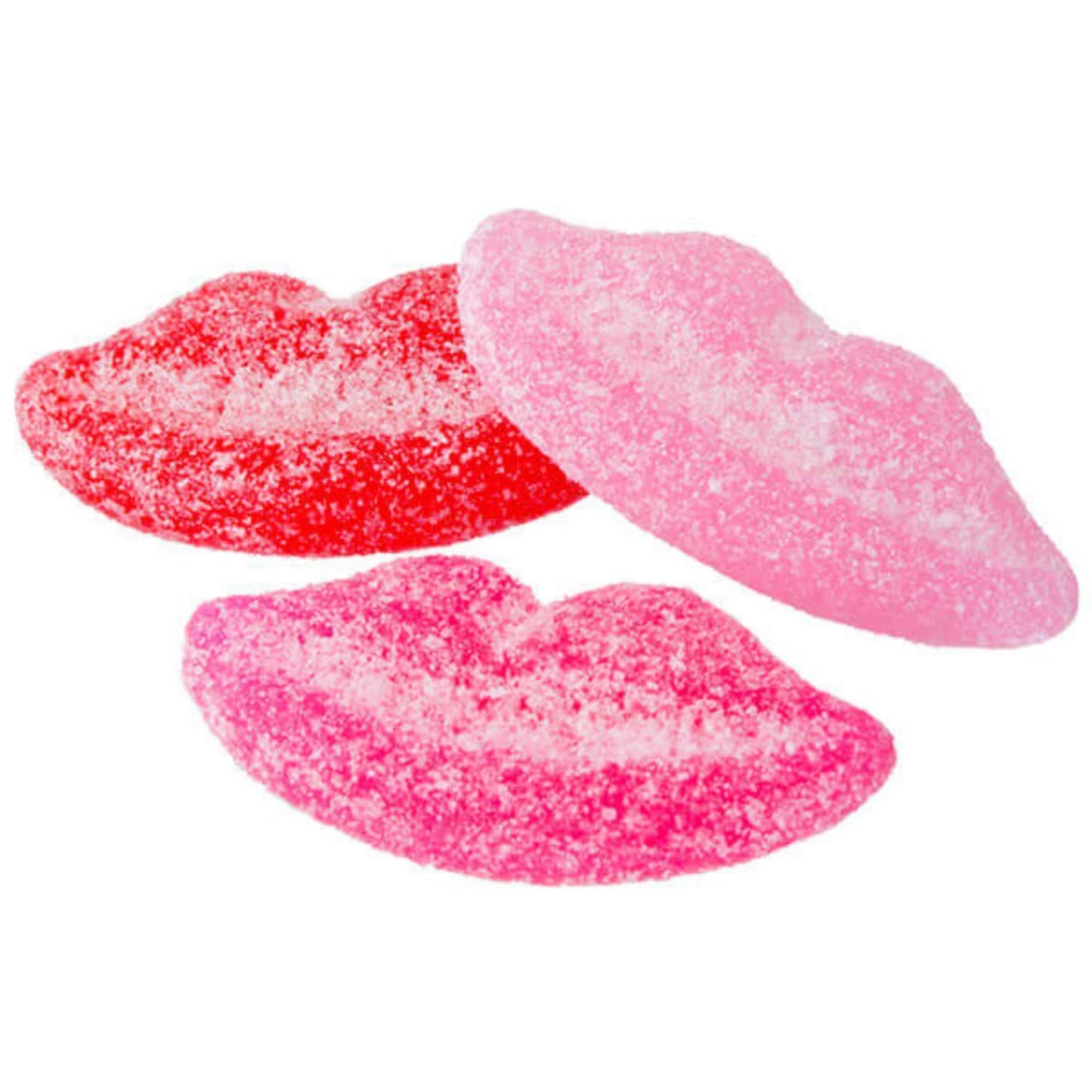 By The Cup Sour Pucker-Up Gummy Lips, 10 Oz Bulk Bag
