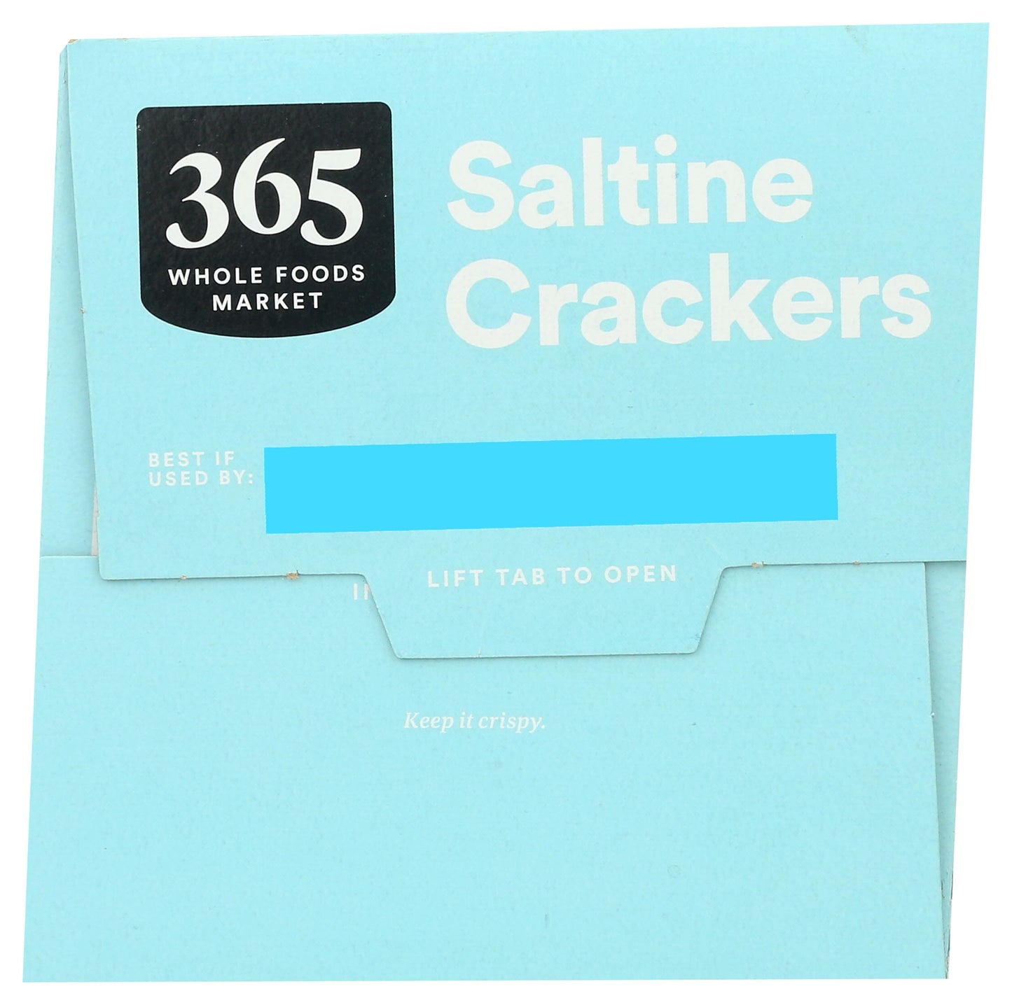 365 by Whole Foods Market Salted Saltine Crackers, 16 Ounce, Perfect for Snacking and Topping