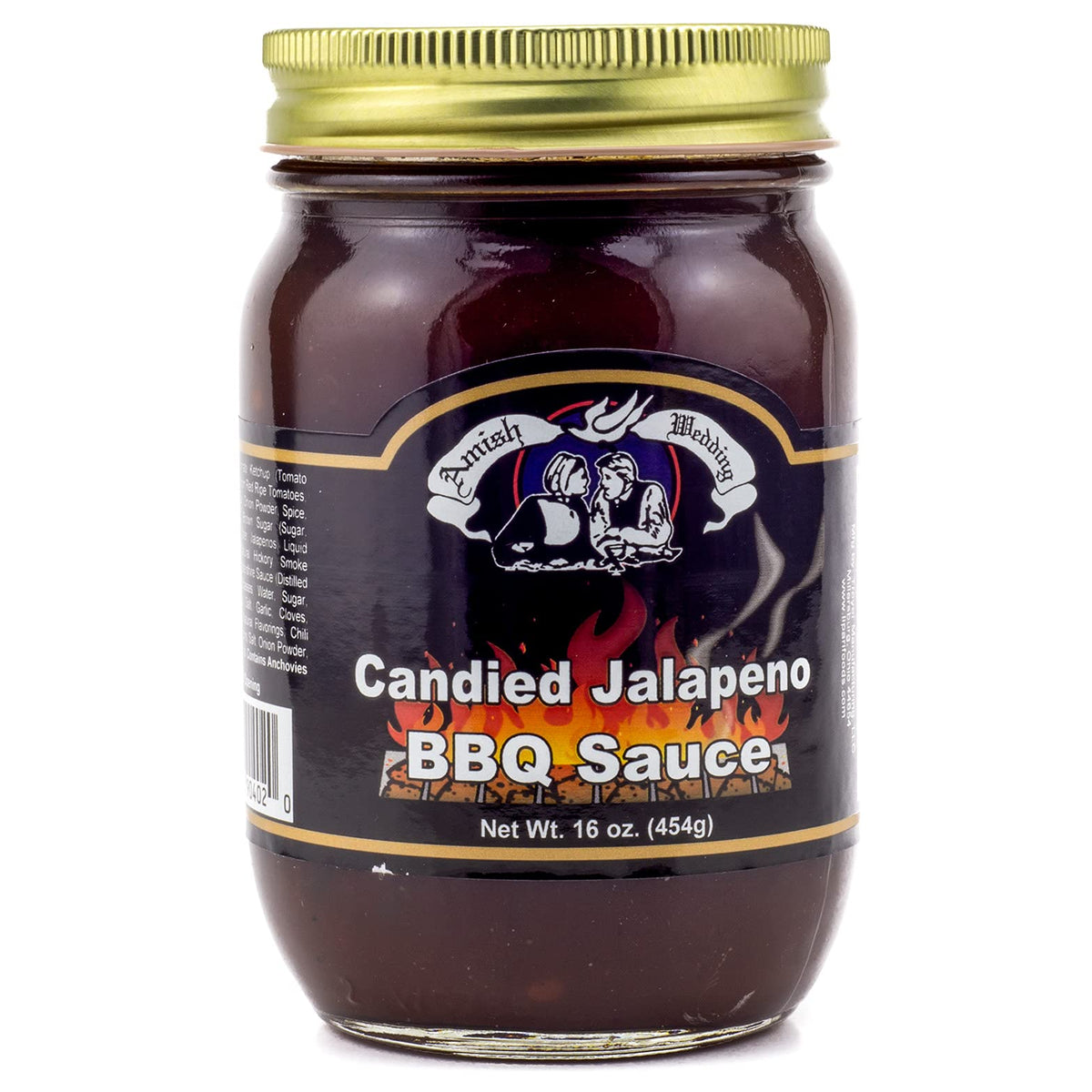 Amish Wedding Candied Jalapeno Bbq Sauce 15 Ounces (Pack Of 2)