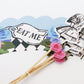 24 Vintage Alice in Wonderland Cupcake Toppers and Wrappers Set - Whimsical Party Picks and wraps for Tea Parties, Birthdays, an