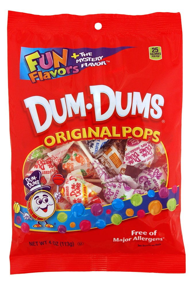 Dum Dum Pops 4-4 oz bags