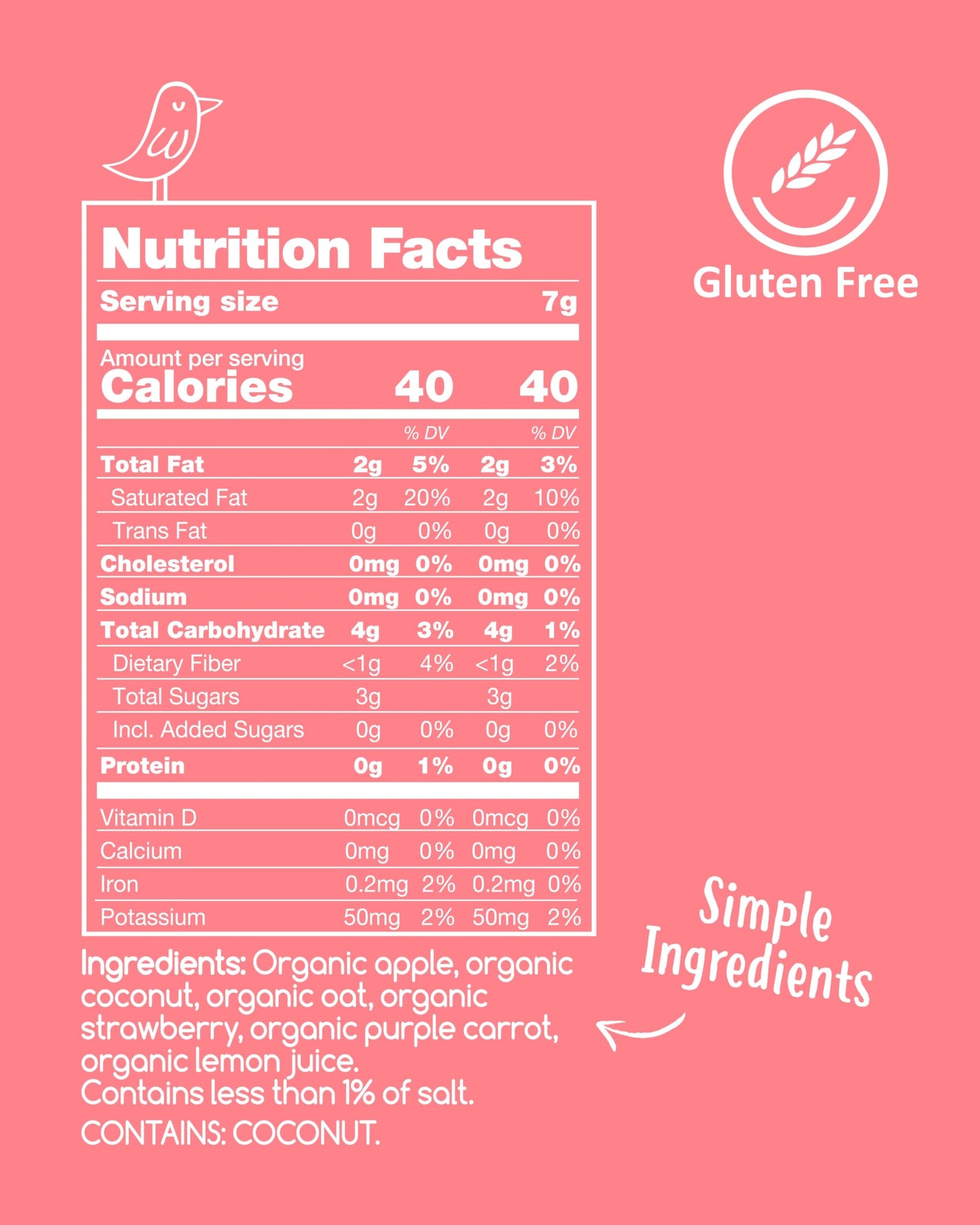 Amara Breakfast Oat Melts - Organic Toddler Snack - Single Serve Fiber-Packed Oat Bites With Real Fruit, No Added Sugar, Quick Dissolving, Strawberry - 12 Pack