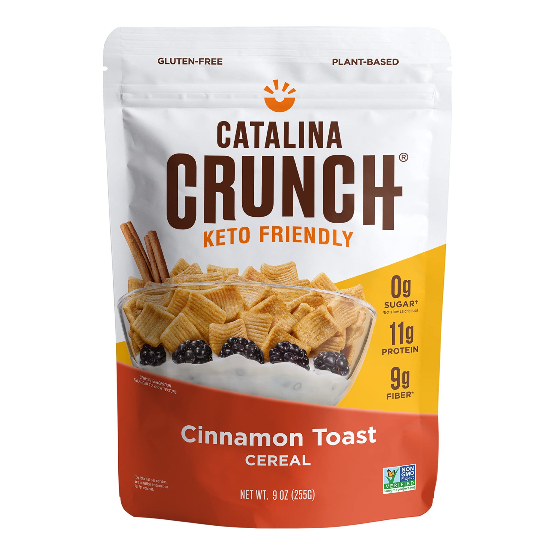 Catalina Crunch Cinnamon Toast Cereal | Low Carb, Sugar Free, Gluten Free | Vegan, Plant Based Protein | Breakfast Protein Cerea