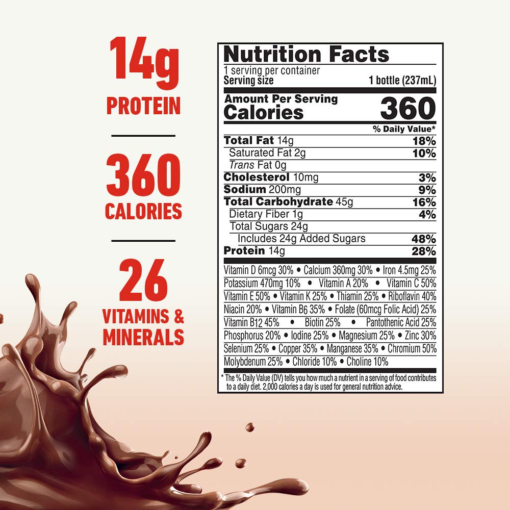 BOOST Complete Nutritional Drink, Rich Chocolate, 8 Fl Oz, Pack of 24, Model 000416792809112