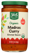 365 By Whole Foods Market, Sauce Madras Curry Organic, 12 Ounce
