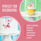 Sugar Robot Edible Butterflies For Cake Decorating - Small Pastel Pink Butterfly Cake Toppers And Cupcake Toppers - Decoration Made In The Usa - Enhanced Crafted (Pink)