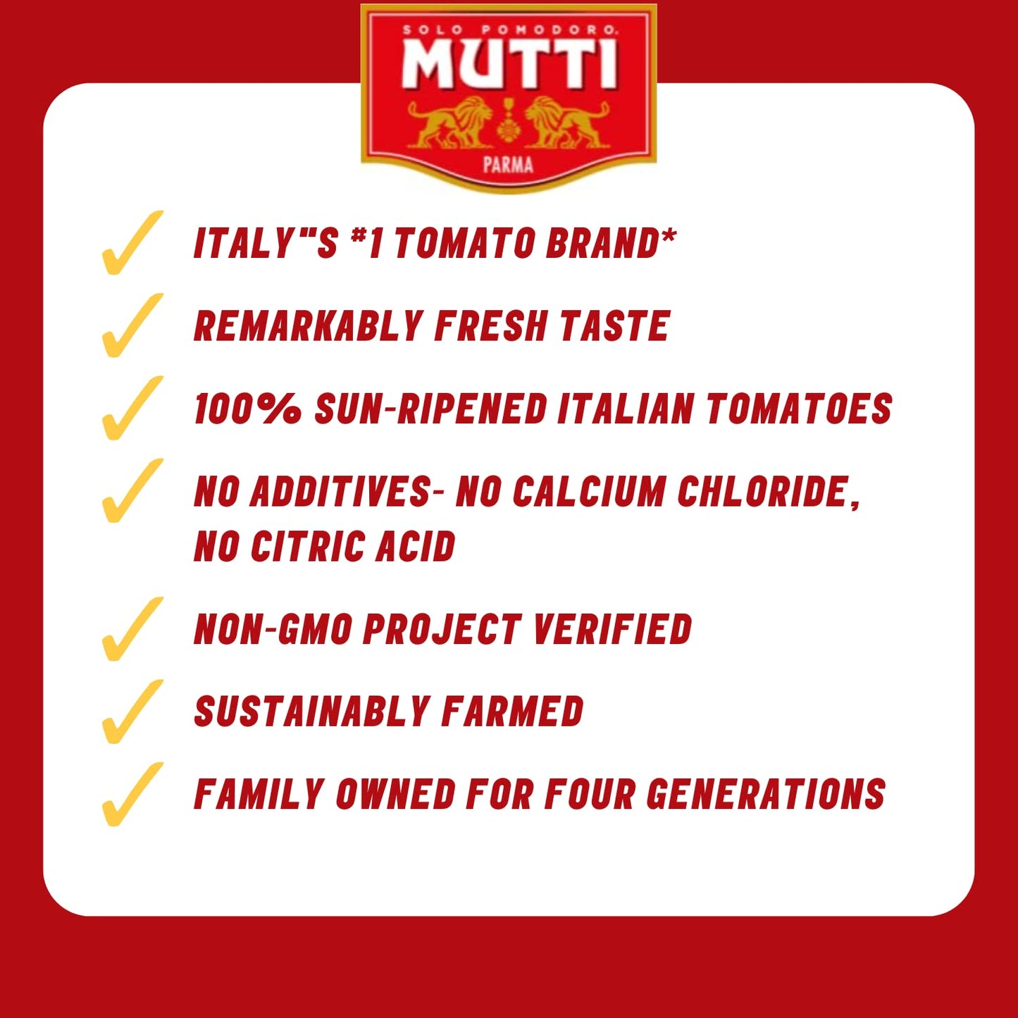 Mutti Finely Chopped / Crushed Tomatoes With Basil (Polpa), 14 Oz. | 12 Pack | Italy’S #1 Brand Of Tomatoes | Canned Tomatoes For Cooking | Vegan Friendly & Gluten Free | No Additives Or Preservatives