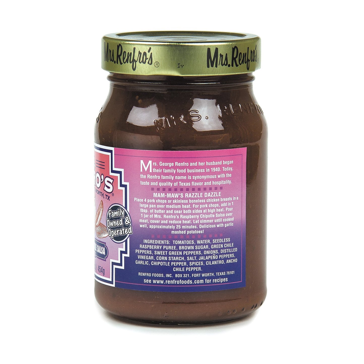 Mrs. Renfros Raspberry Chipotle Salsa, 16 oz (2 Pack)