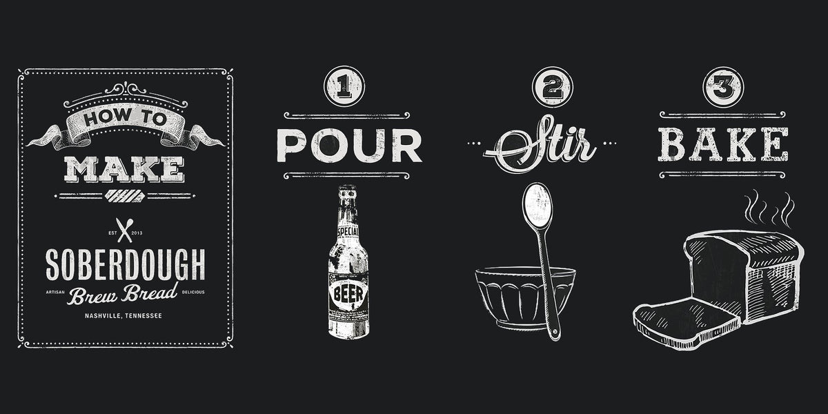Soberdough Bread Mixes - Various flavors (Sea Salt & Cracked Pepper)