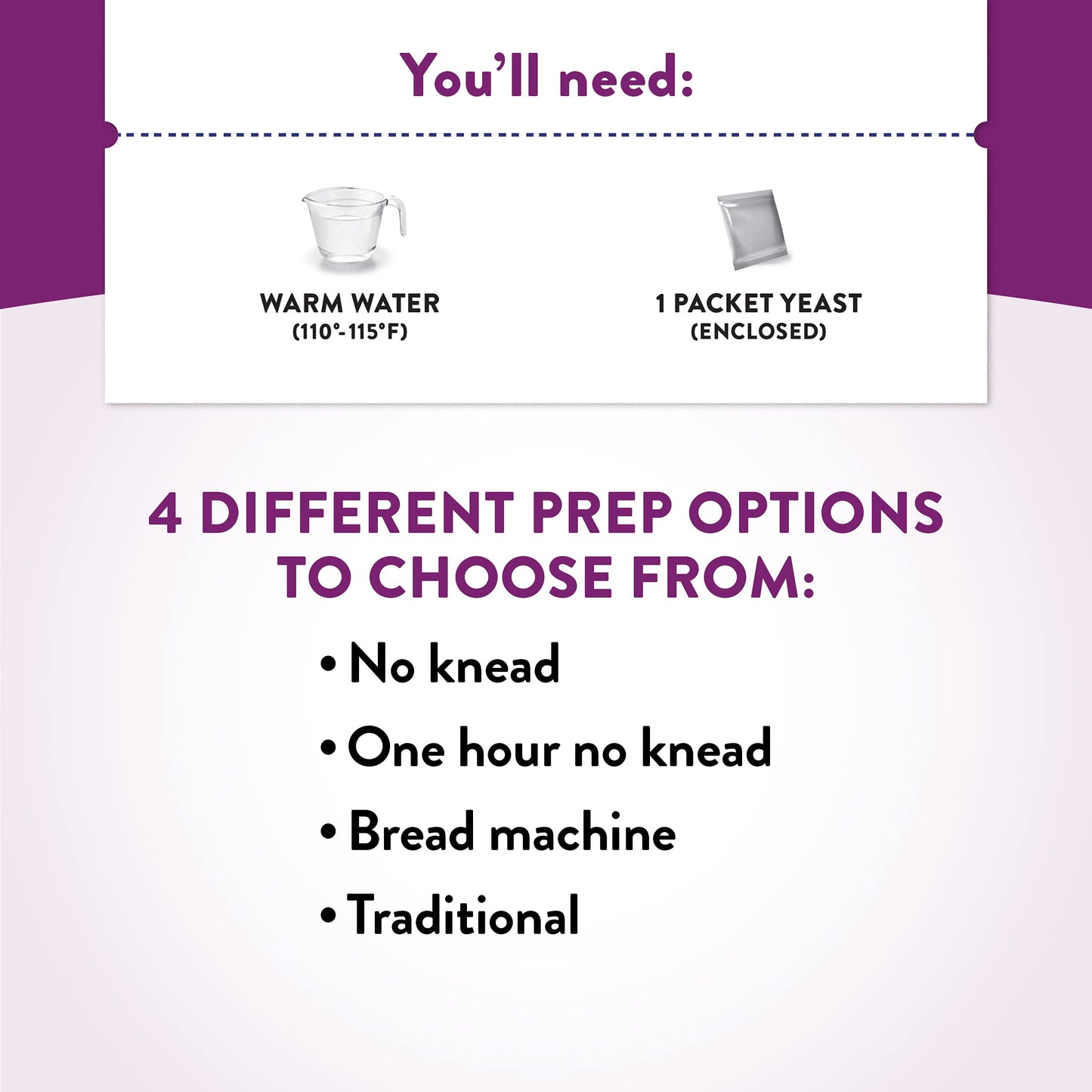 Krusteaz Hawaiian Sweet No Knead Bread Mix, 16 oz, Easy to Prepare, Ideal for Baking