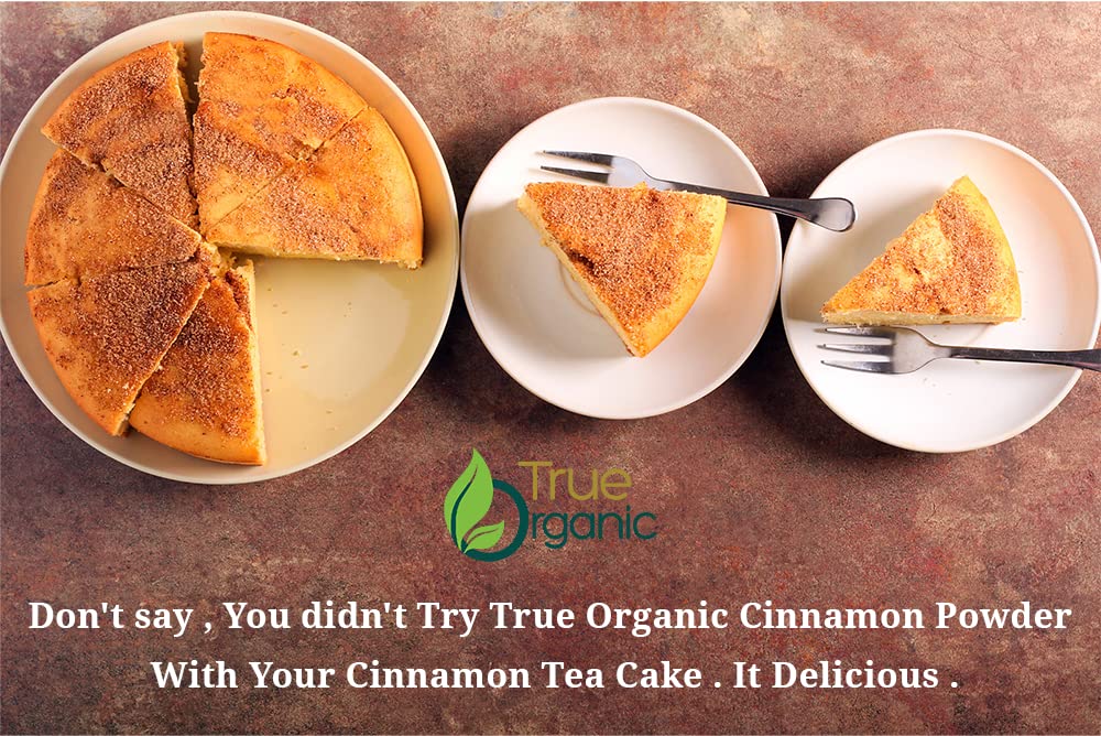 True Organic Ceylon Cinnamon Powder  1 lb  Gluten Free  USDA & Kosher Certified  Organic Cinnamon powder  Ground Cinnamon  Non-GMO  Ceylon enhanced Quality