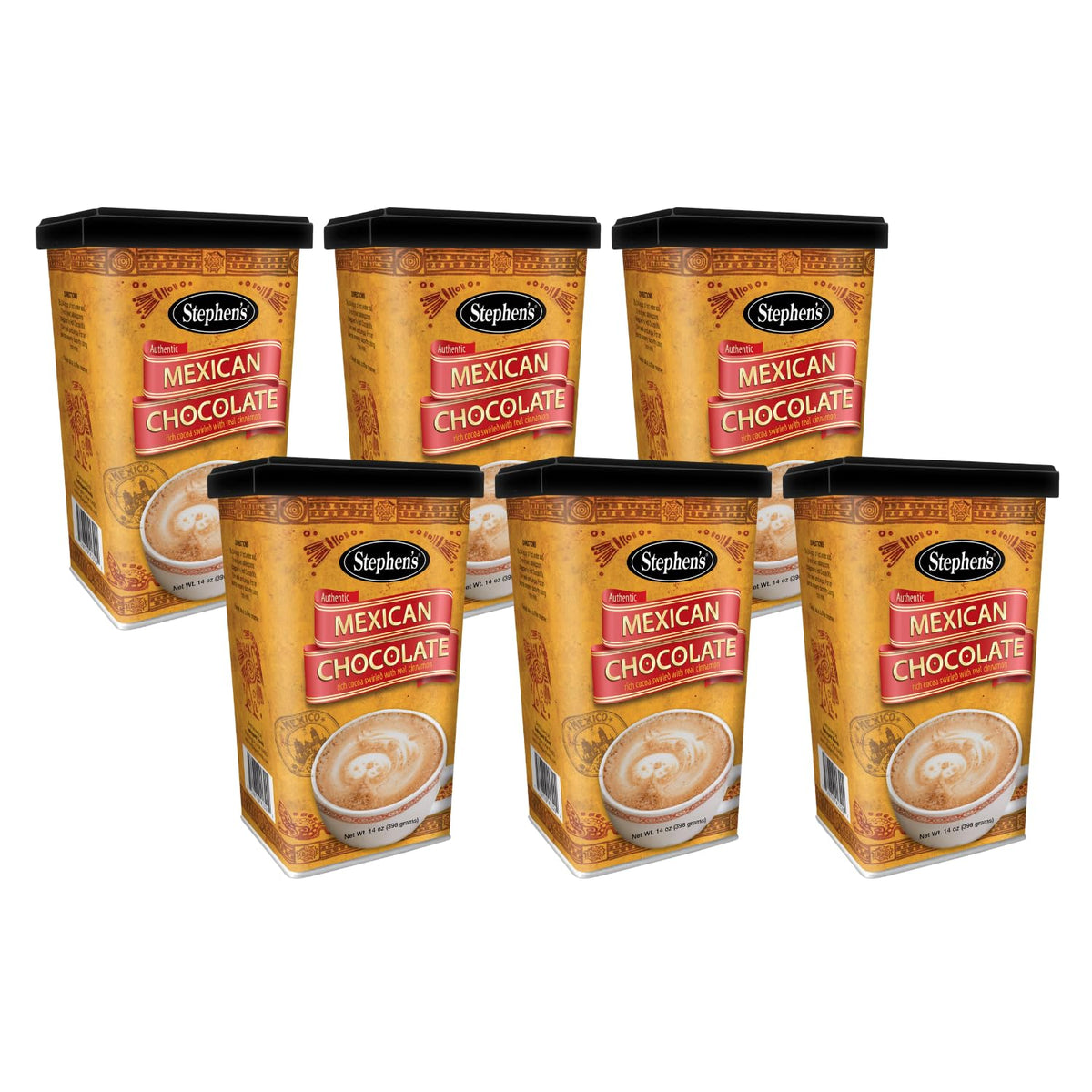 Stephen'S Gourmet Hot Cocoa, Mexican Chocolate, 14 Oz (Pack Of 6)