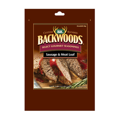 LEM Products Backwoods Sausage and Meatloaf Seasoning, Ideal for Wild Game and Domestic Meat, Seasons Up to 96 Pounds of Meat, 2