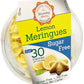 Krunchy Melts Sugar Free Meringue Cookies, Lemon Flavor, 2 Oz, Gluten Free, Zero Net Carbs, Low Calorie Snack, Kosher Pareve