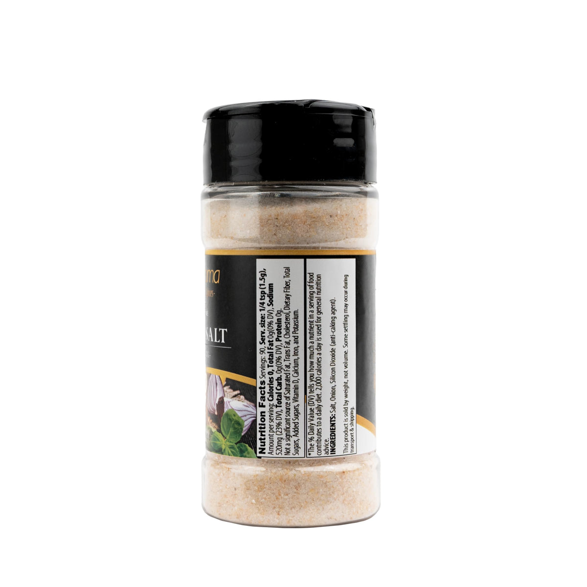 GranAroma Onion Salt, Savory Flavor, Versatile Seasoning (4.8 Ounce)