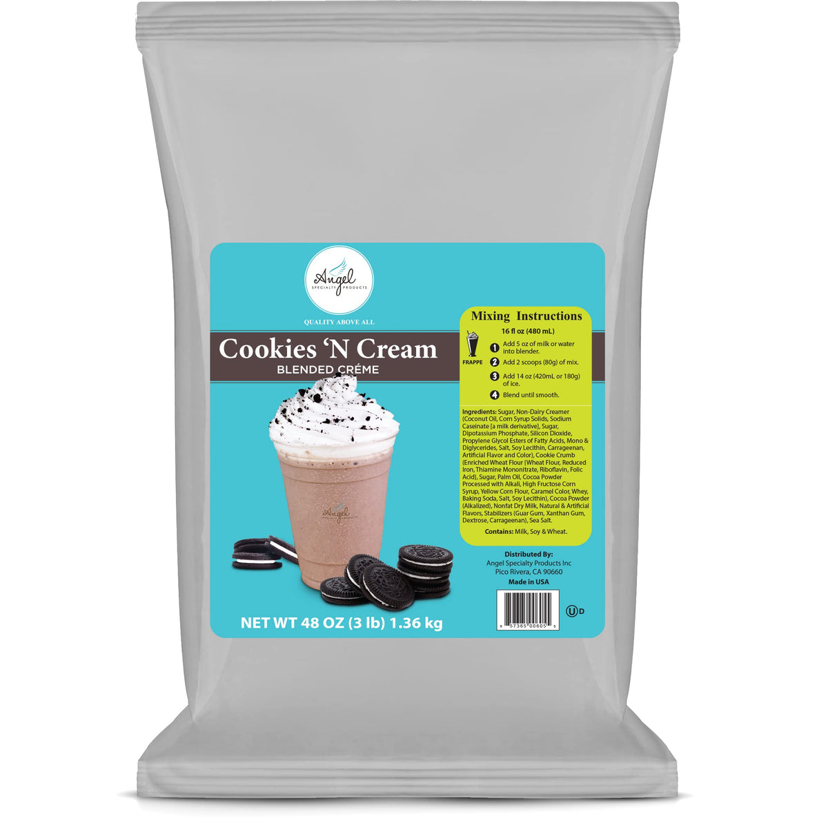 Cookies 'N Cream mix by Angel Specialty Products [3 LB]